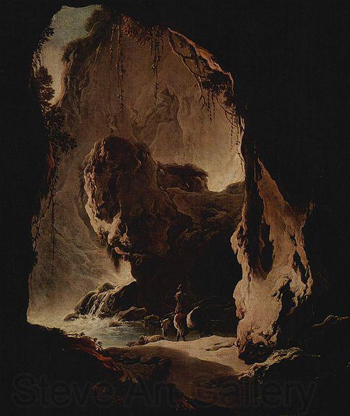 Philipp Peter Roos Landschaft mit Grotte Germany oil painting art